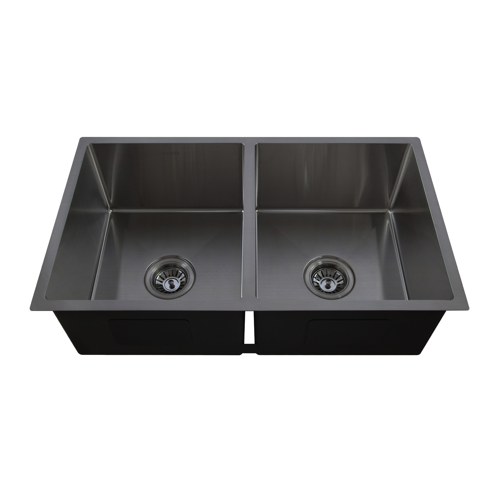 760X440mm Handmade Laundry Kitchen Sink Top/Under Mount Gun Metal