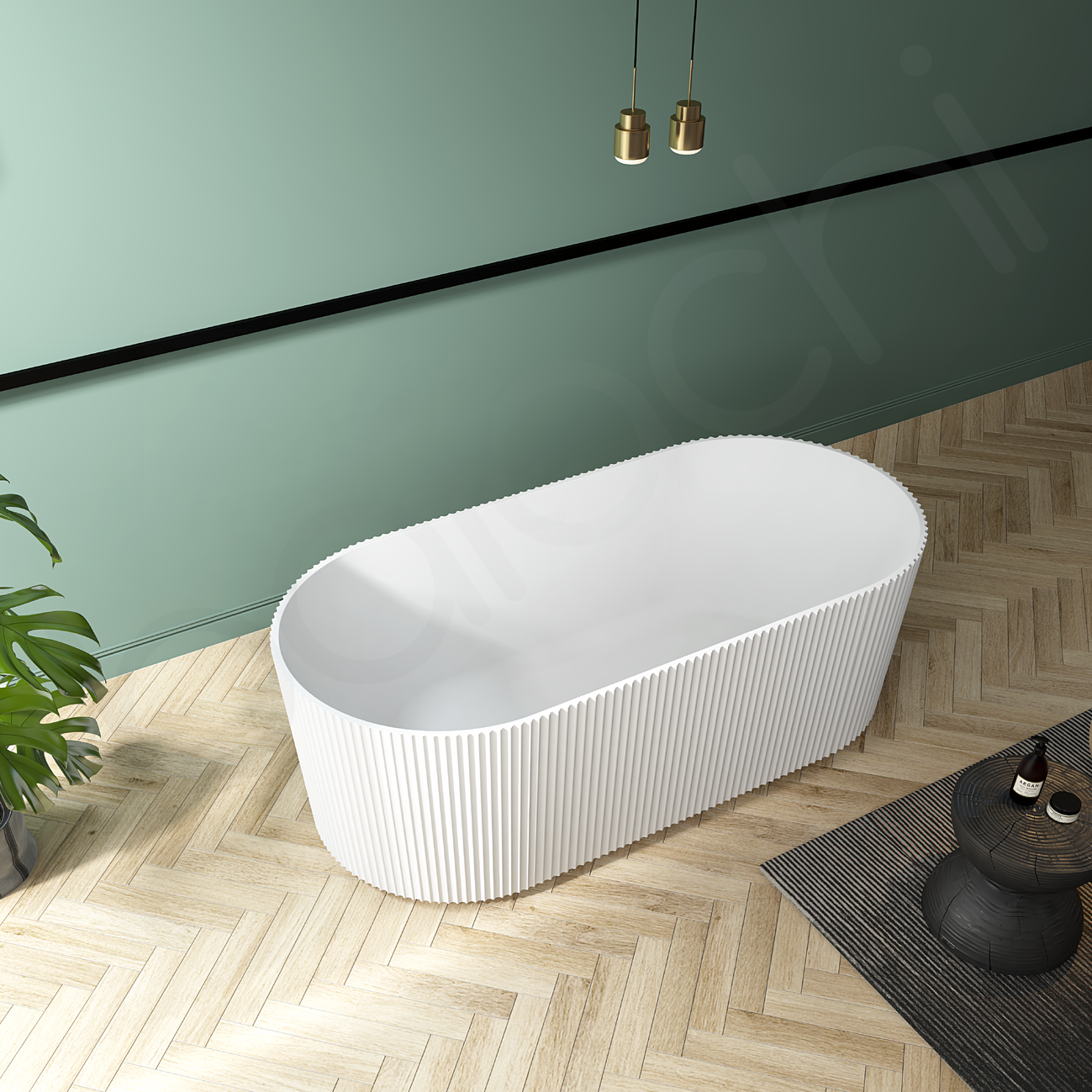 Florence 1500 Freestanding Bath Tub Matte White