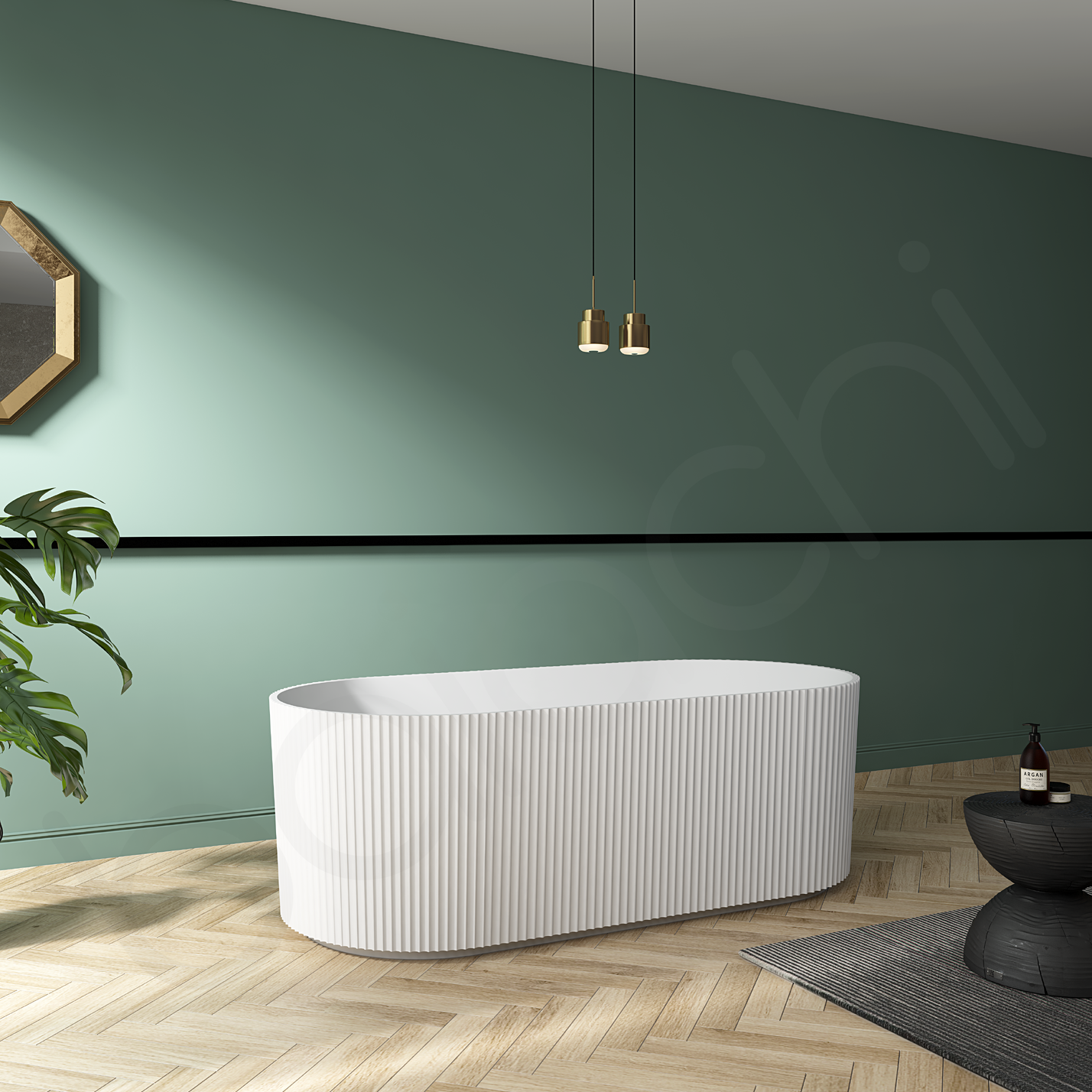 Florence 1500 Freestanding Bath Tub Matte White