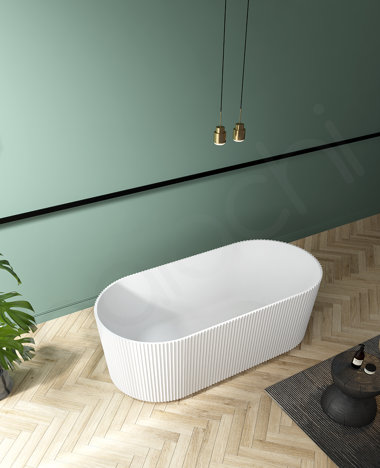 Florence 1500 Freestanding Bath Tub Matte White