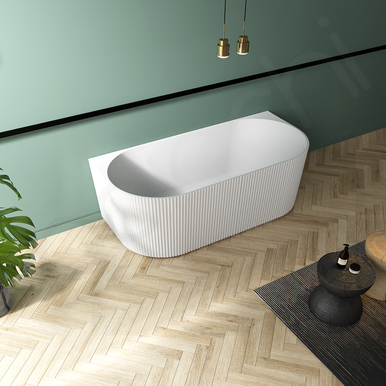 Clara 1500 Freestanding Bath Tub Matte White