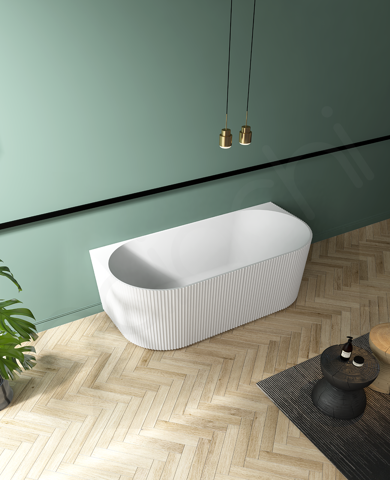 Clara 1500 Freestanding Bath Tub Matte White