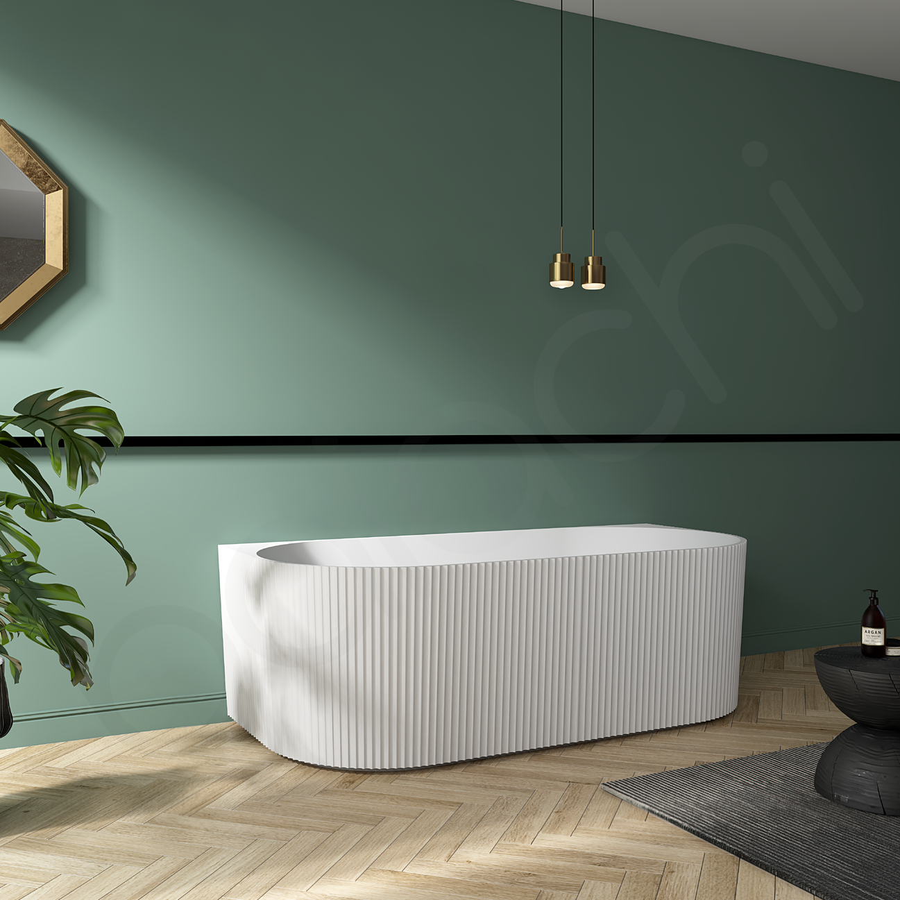 Clara 1500 Freestanding Bath Tub Matte White