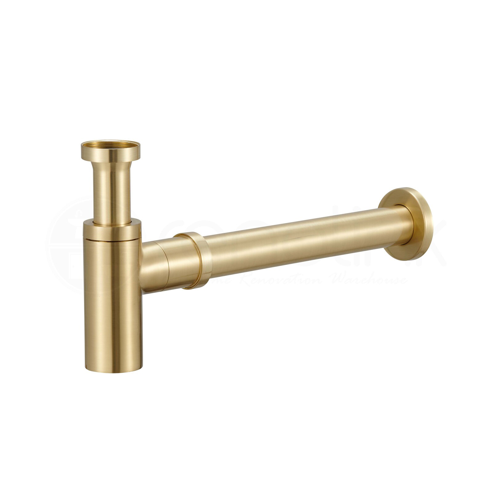 Moreton Round Brass Bottle Trap 40mm Brushed Gold