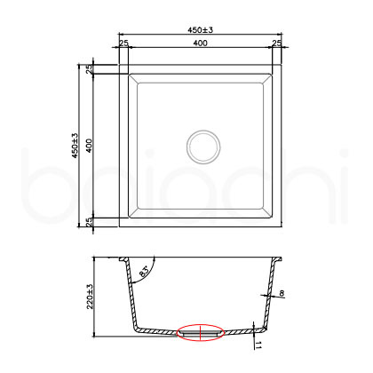 Baiachi Single Bowl Granite Kitchen Sink White