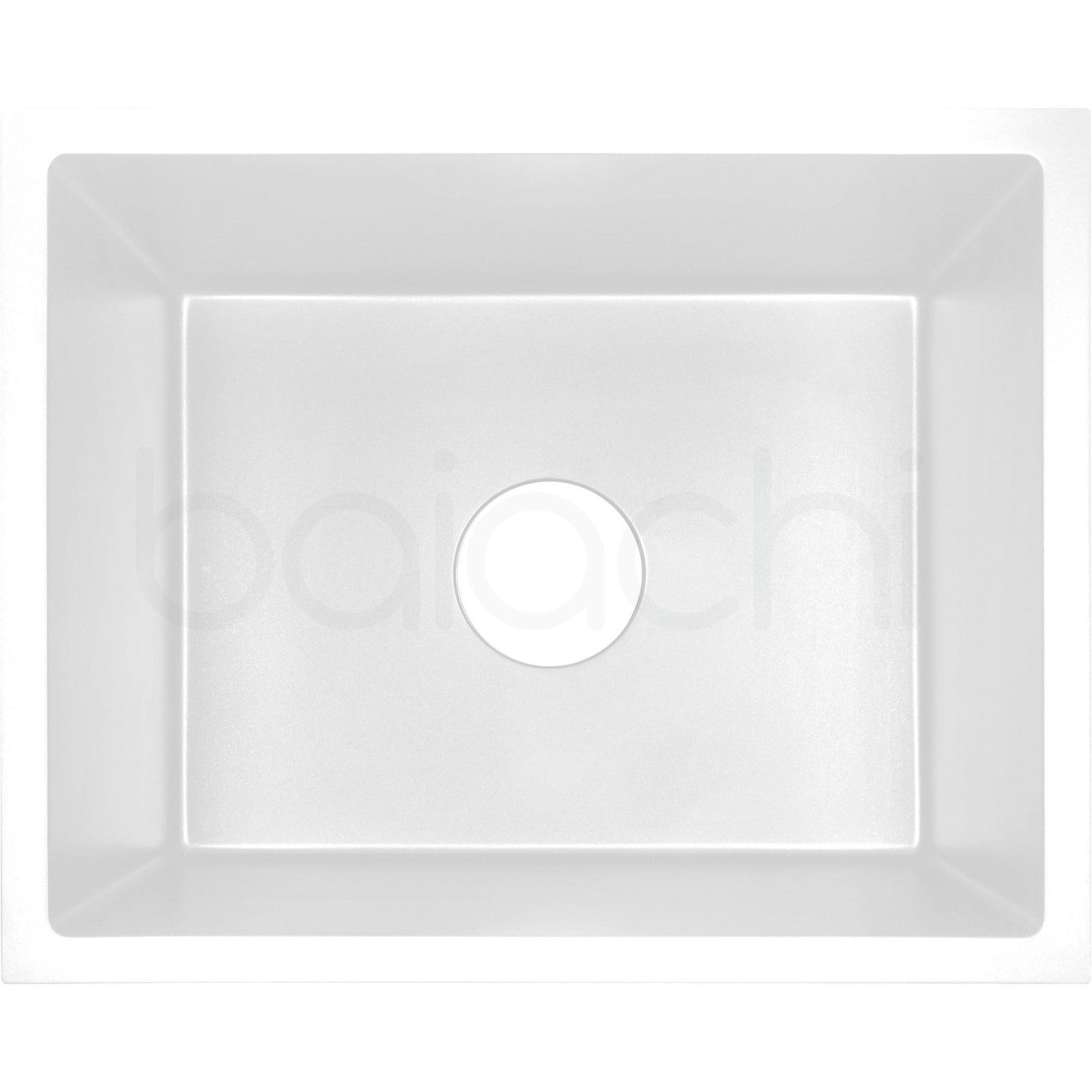 Baiachi Single Bowl Granite Kitchen Sink White