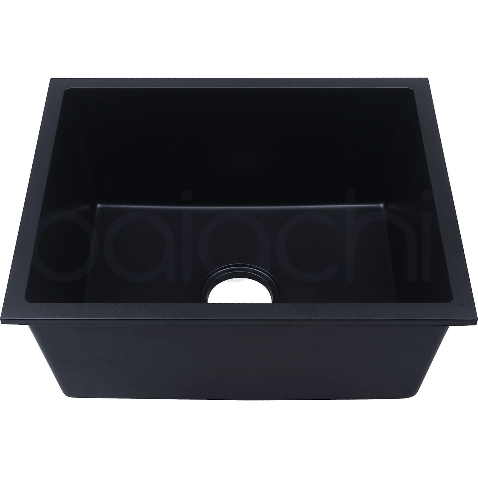 Baiachi Single Bowl Granite Kitchen Sink Black