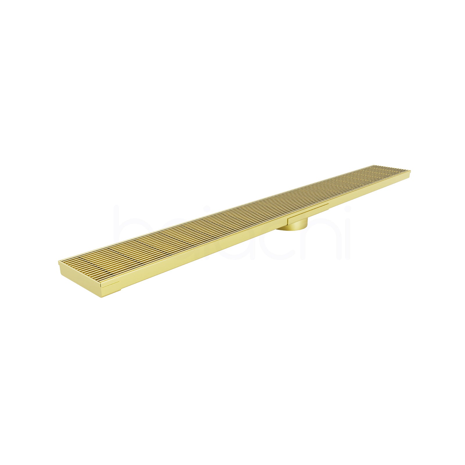 901-1200x115mm Linear Heelguard Adjustable Floor Waste Brushed Gold