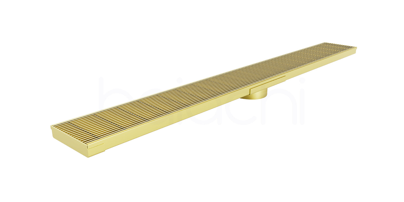 901-1200x115mm Linear Heelguard Adjustable Floor Waste Brushed Gold