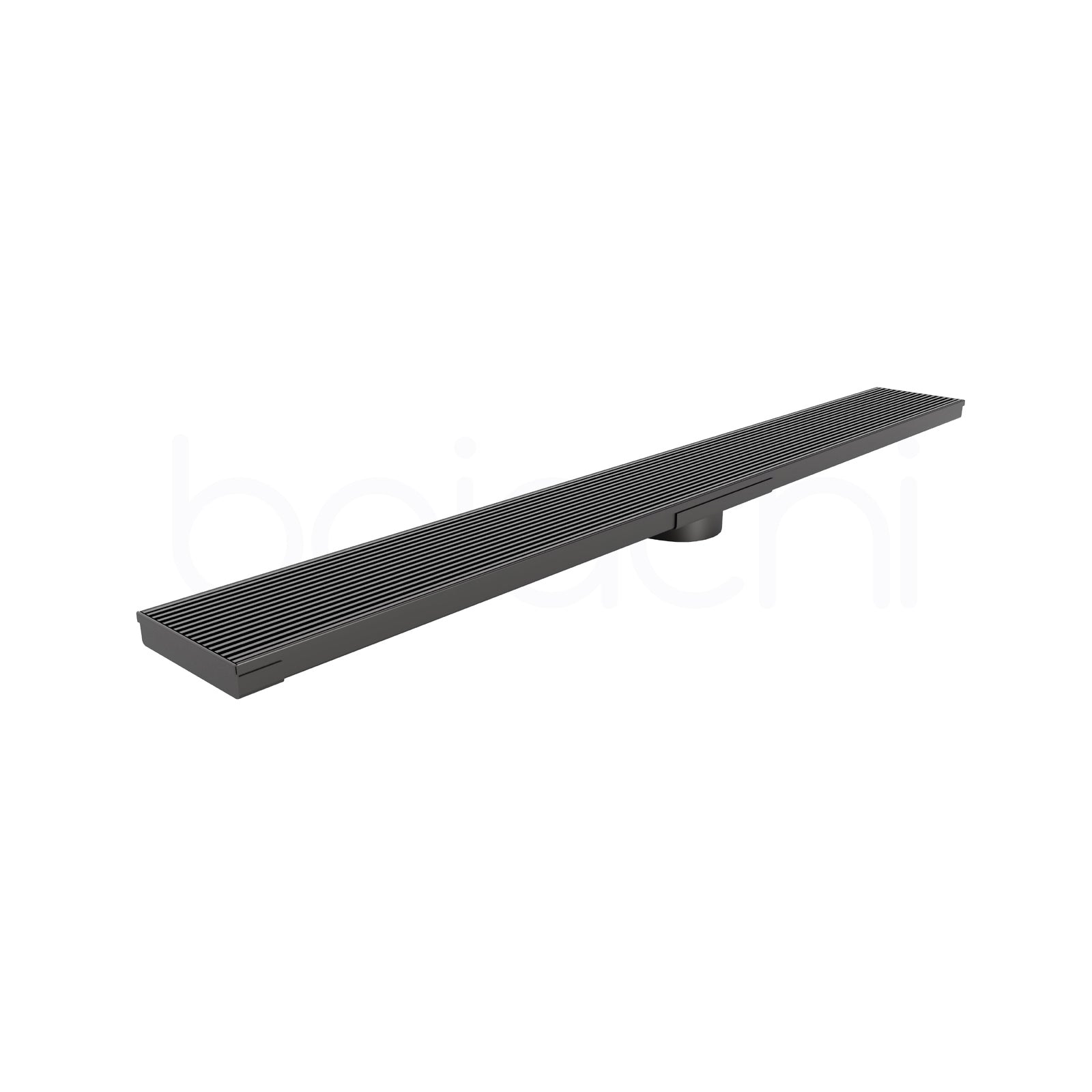 901-1200x115mm Linear Heelguard Adjustable Floor Waste Gun Metal