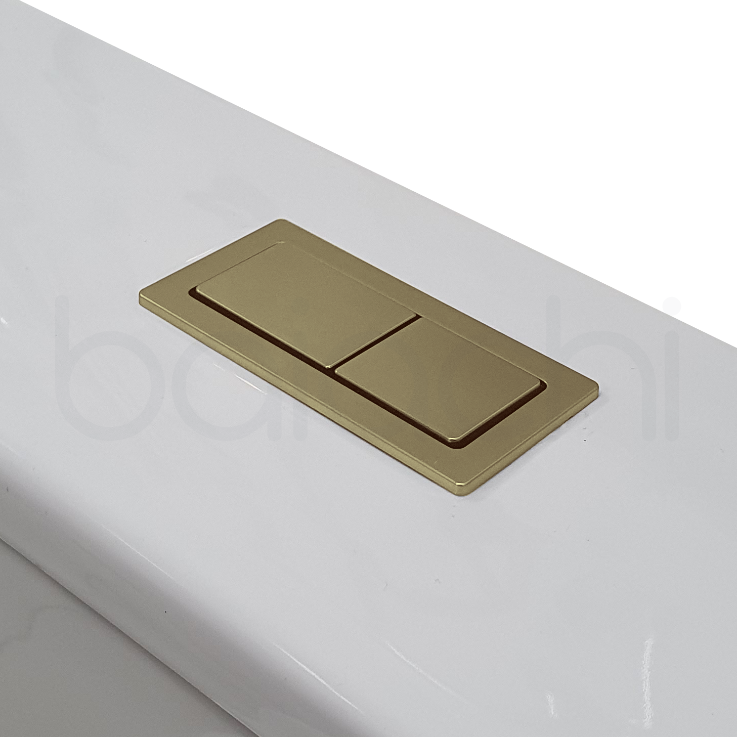 Baiachi Toilet Suite Cistern Lid Flushing Buttons Brushed Gold