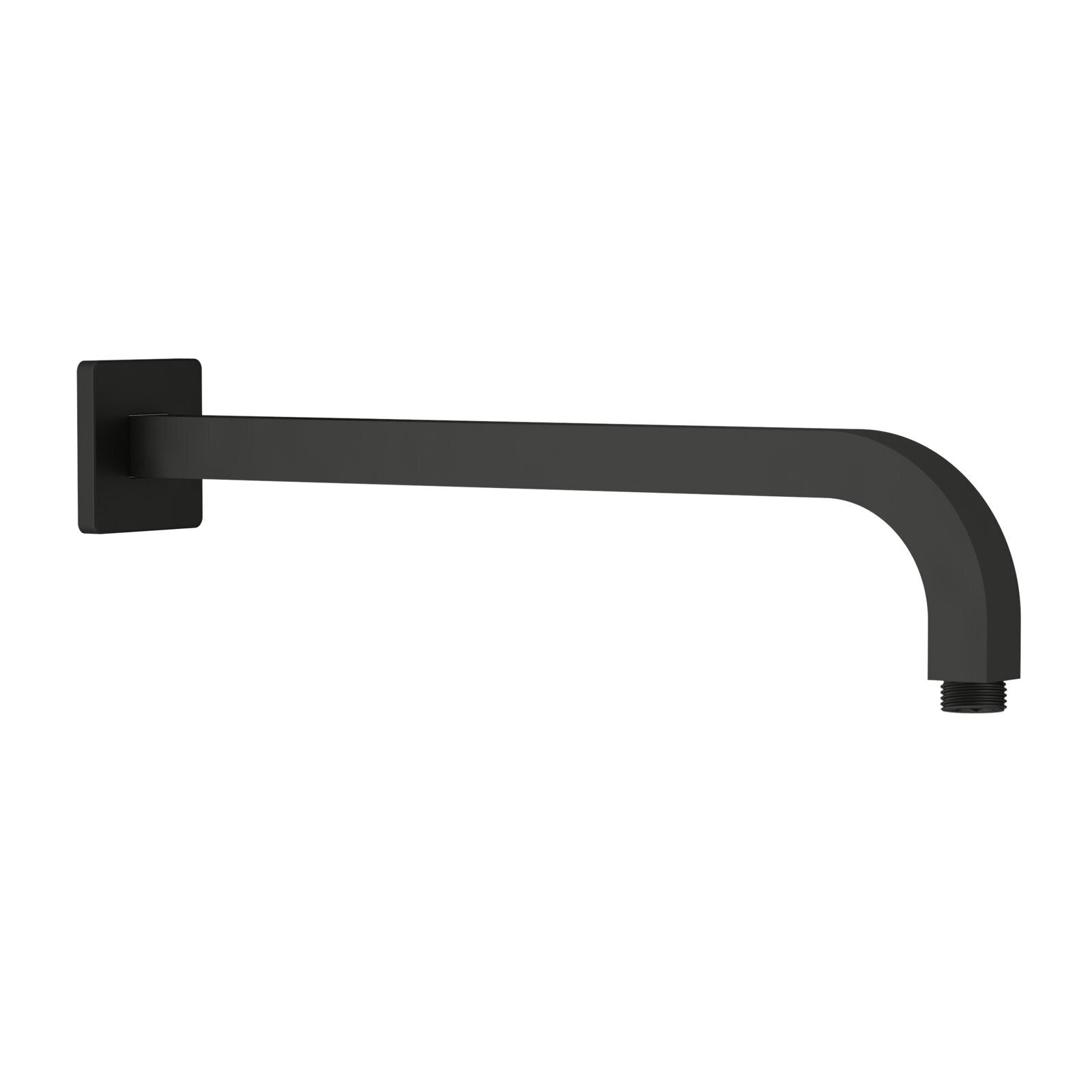 Mackenzie Square Wall Shower Arm Matte Black