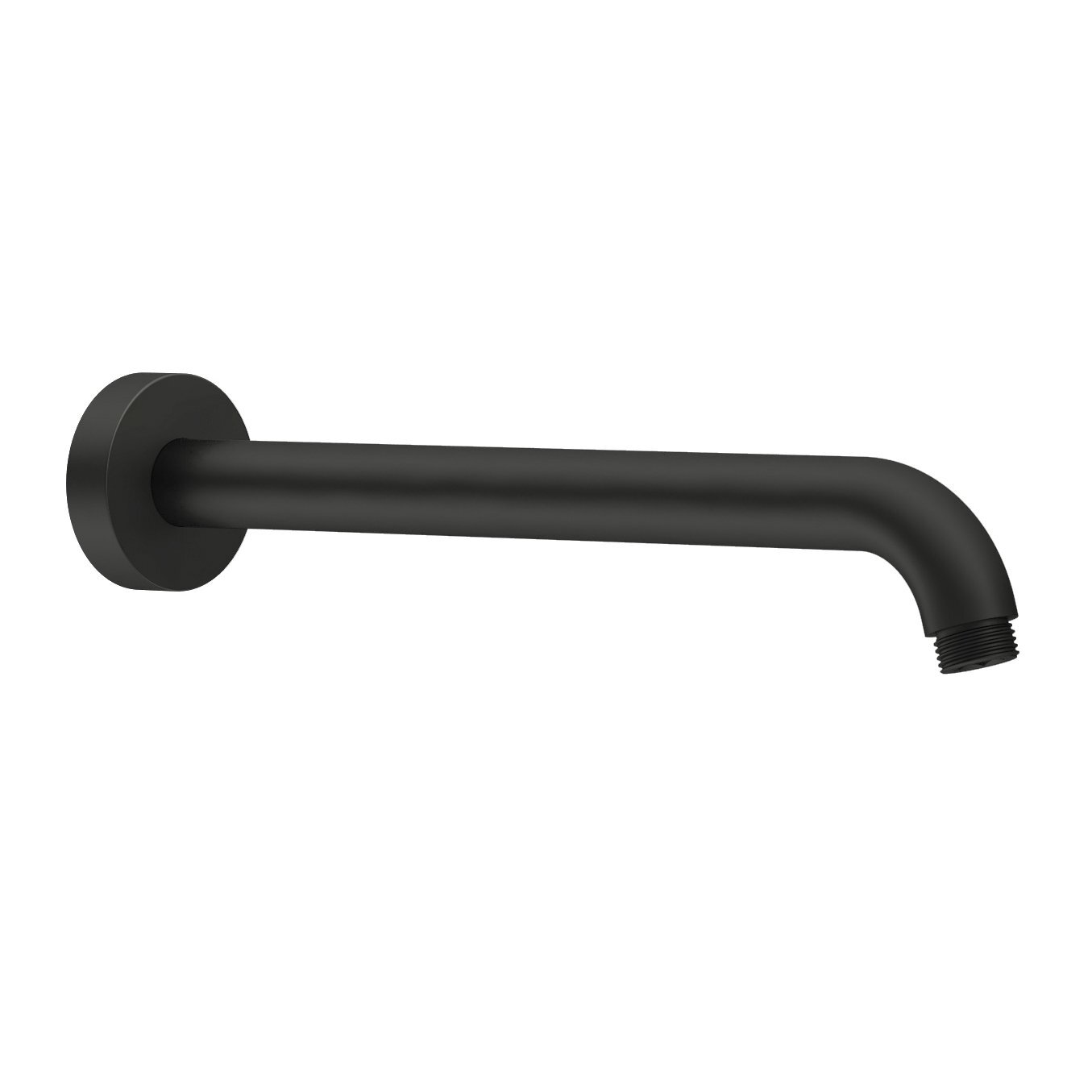 Moreton Round Wall Shower Arm Matte Black