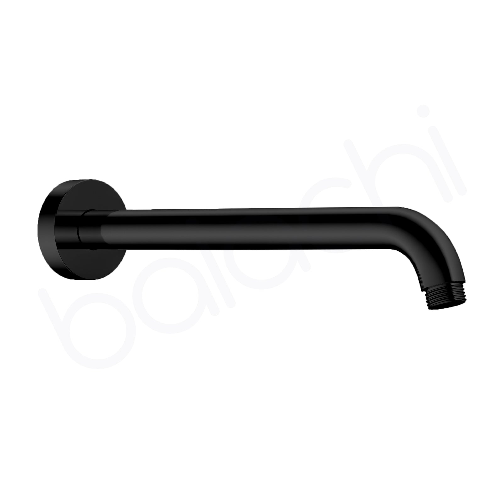 Moreton Round Wall Shower Arm Matte Black