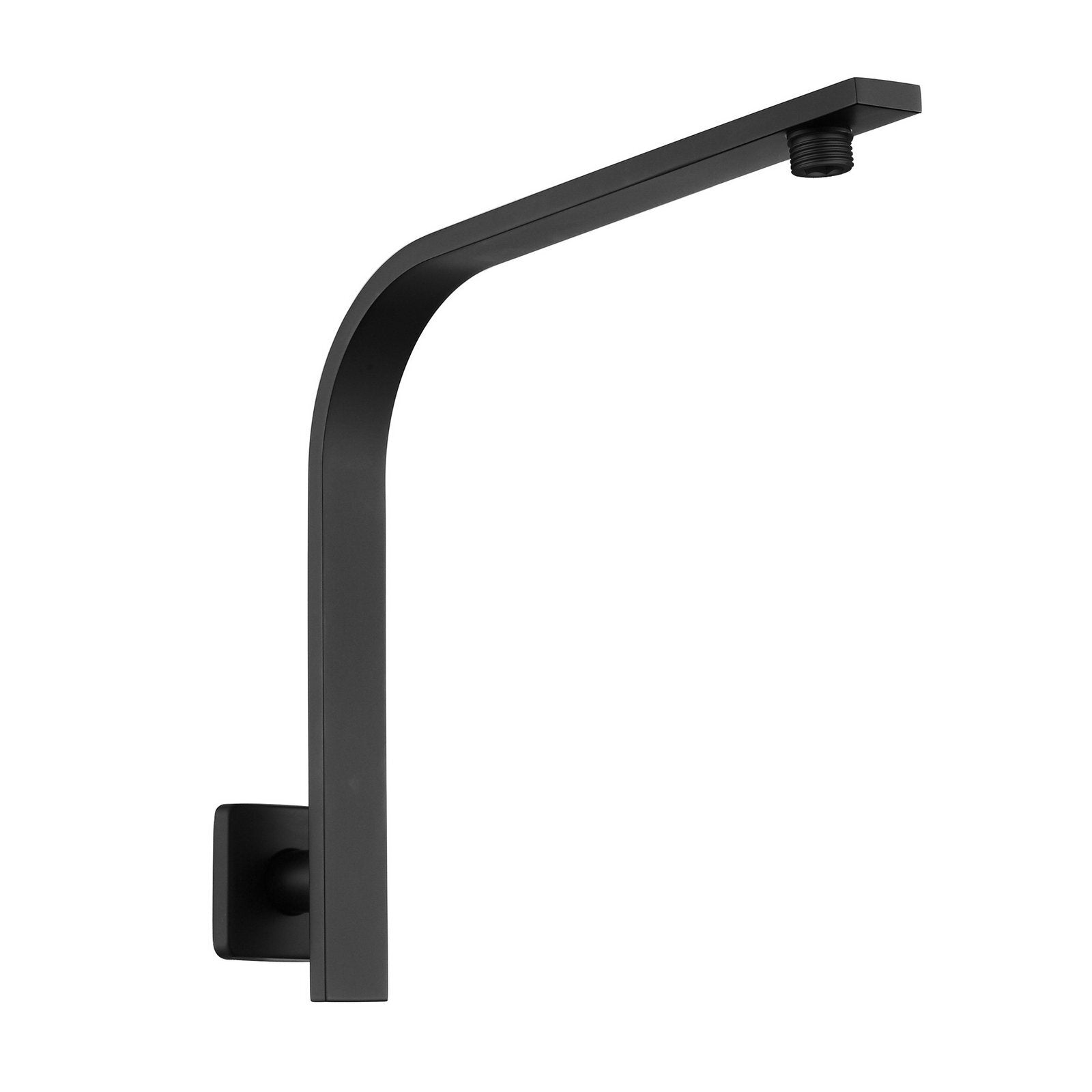 Mackenzie Square High Rise Wall Shower Arm Matte Black