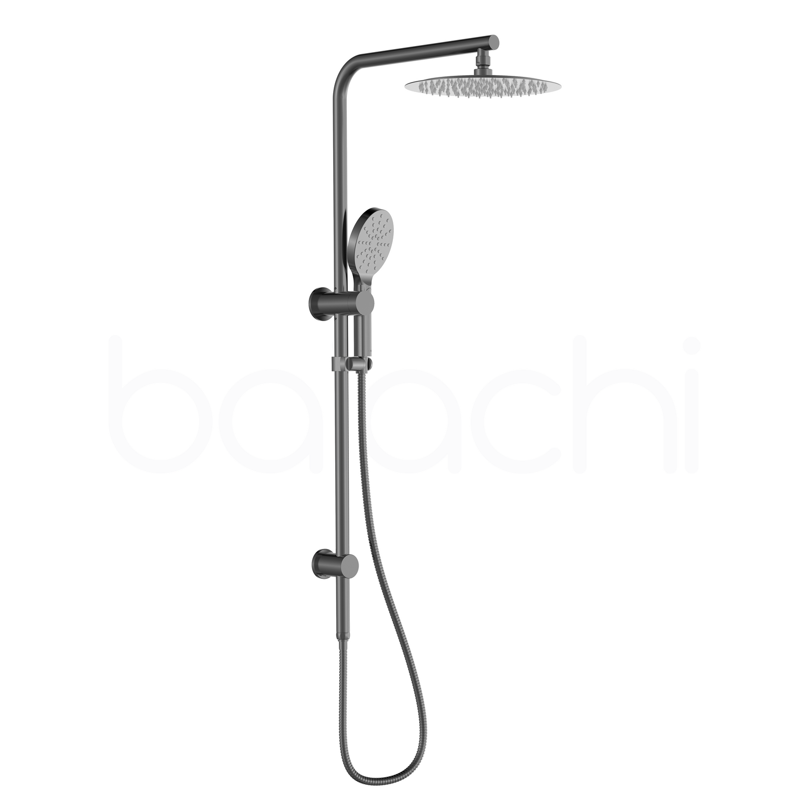 Moreton Round Multi Function Shower Gun Metal