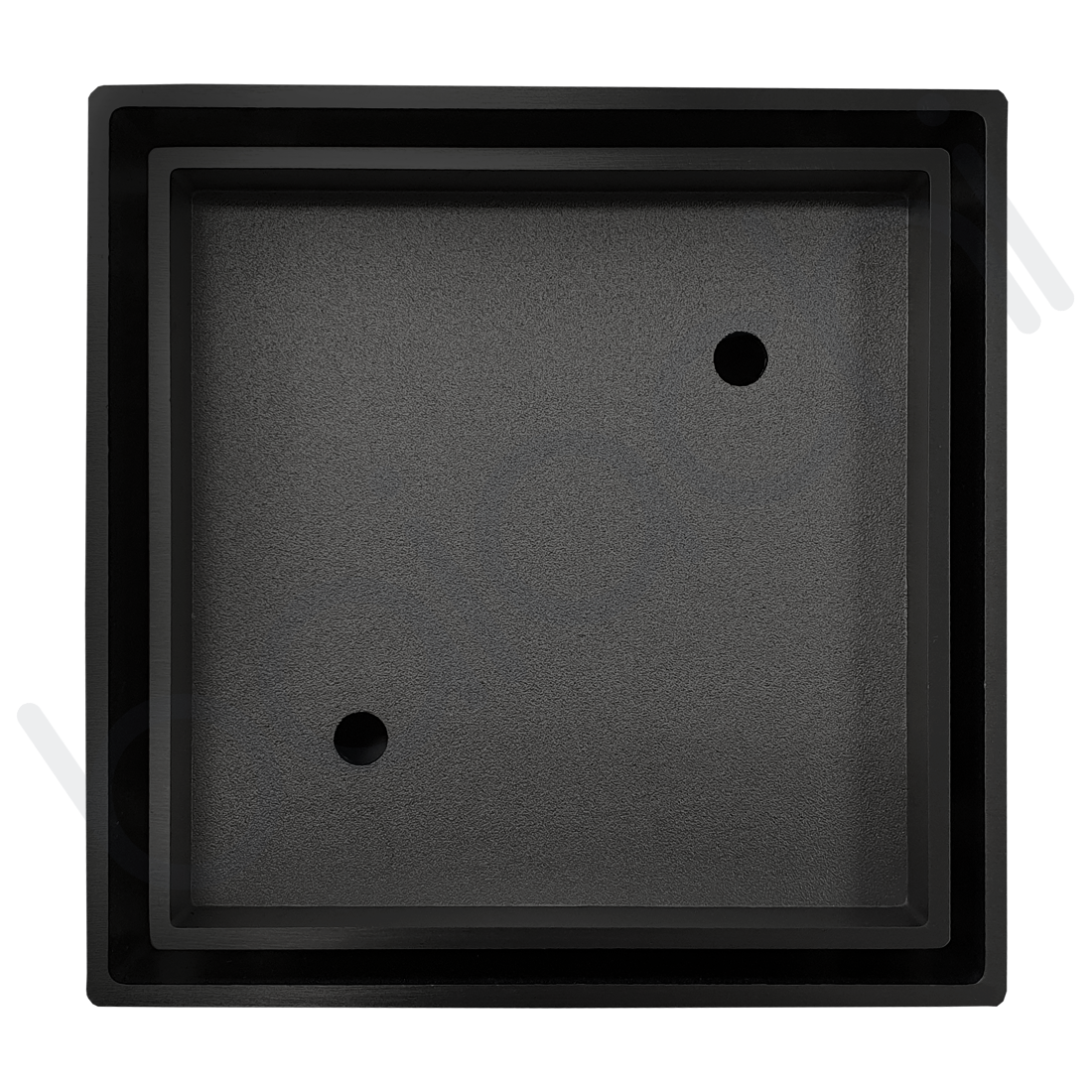 Baiachi 115 x 115mm Square Tile Insert Floor Waste 90mm outlet Matte Black