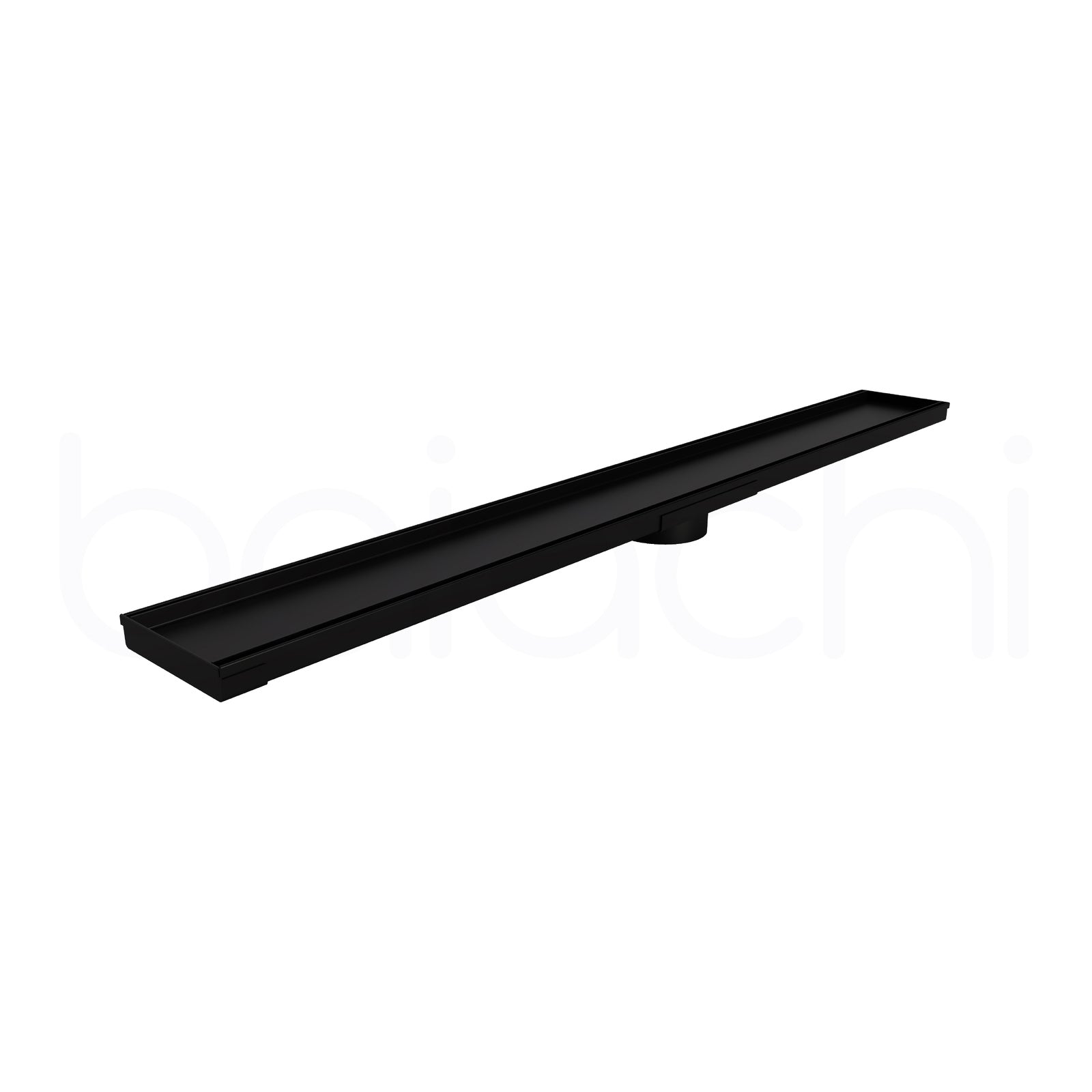 901-1200x115mm Linear Tile Insert Adjustable Floor Waste Matte Black