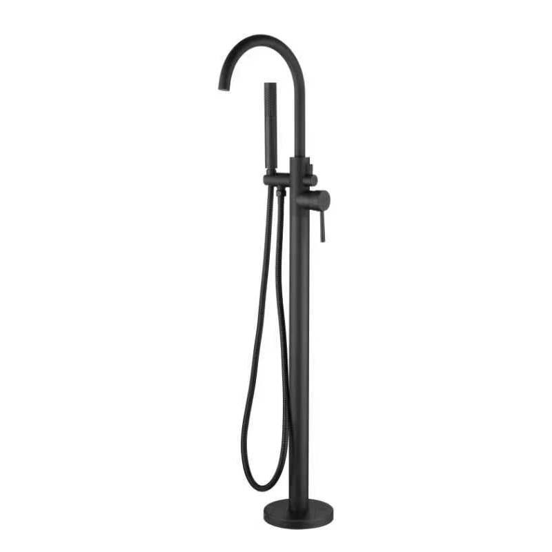 Otus Free Standing Bath Mixer with Hand Shower Matte Black