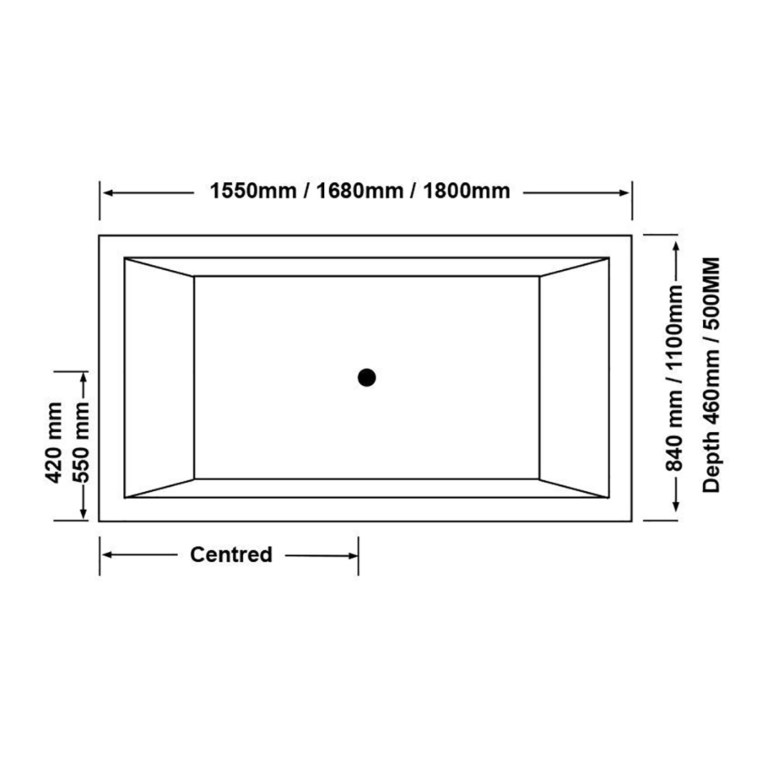 Drop-in Bath Tub