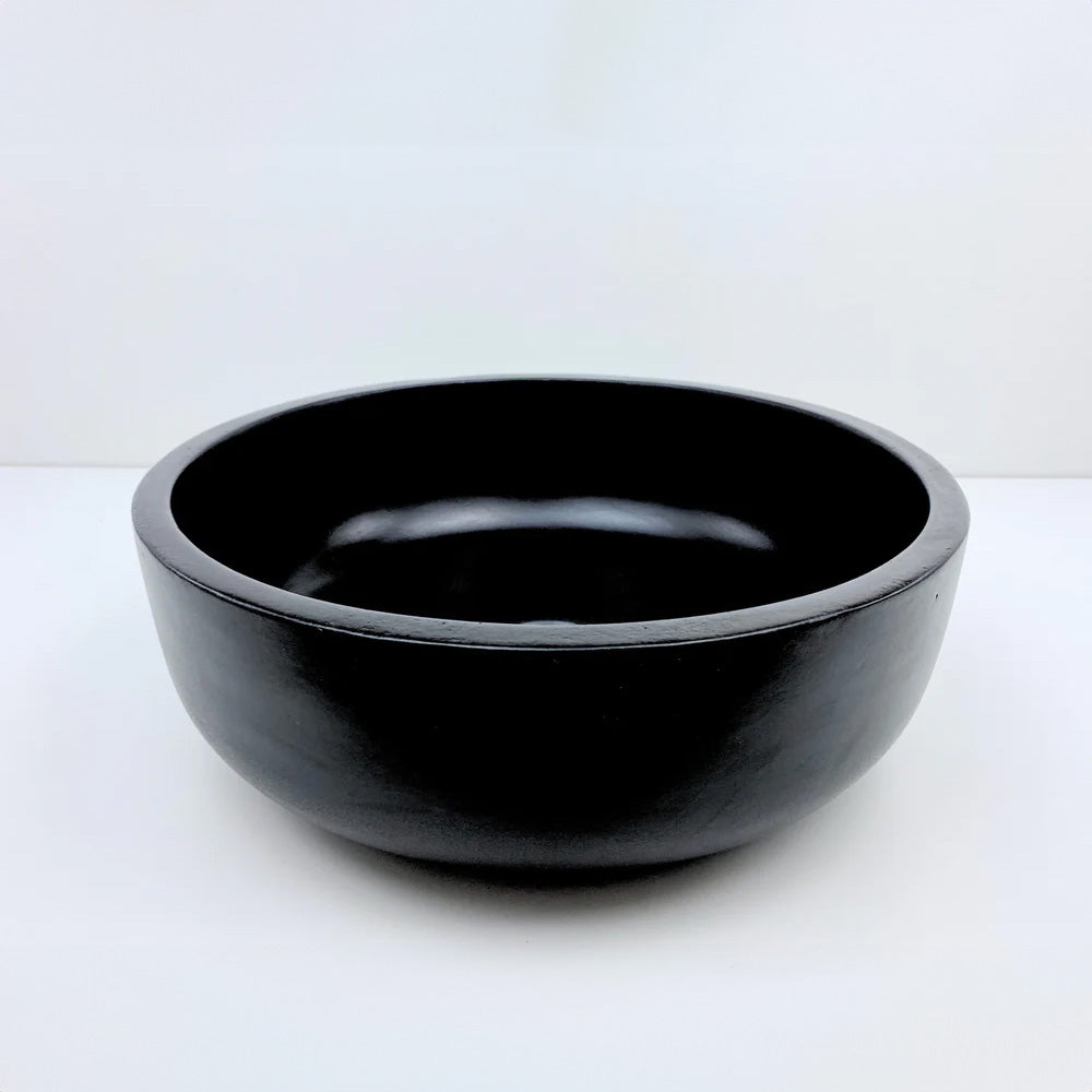 Spring Hill Designs Elios Circular Above Counter Concrete Basin Ebony