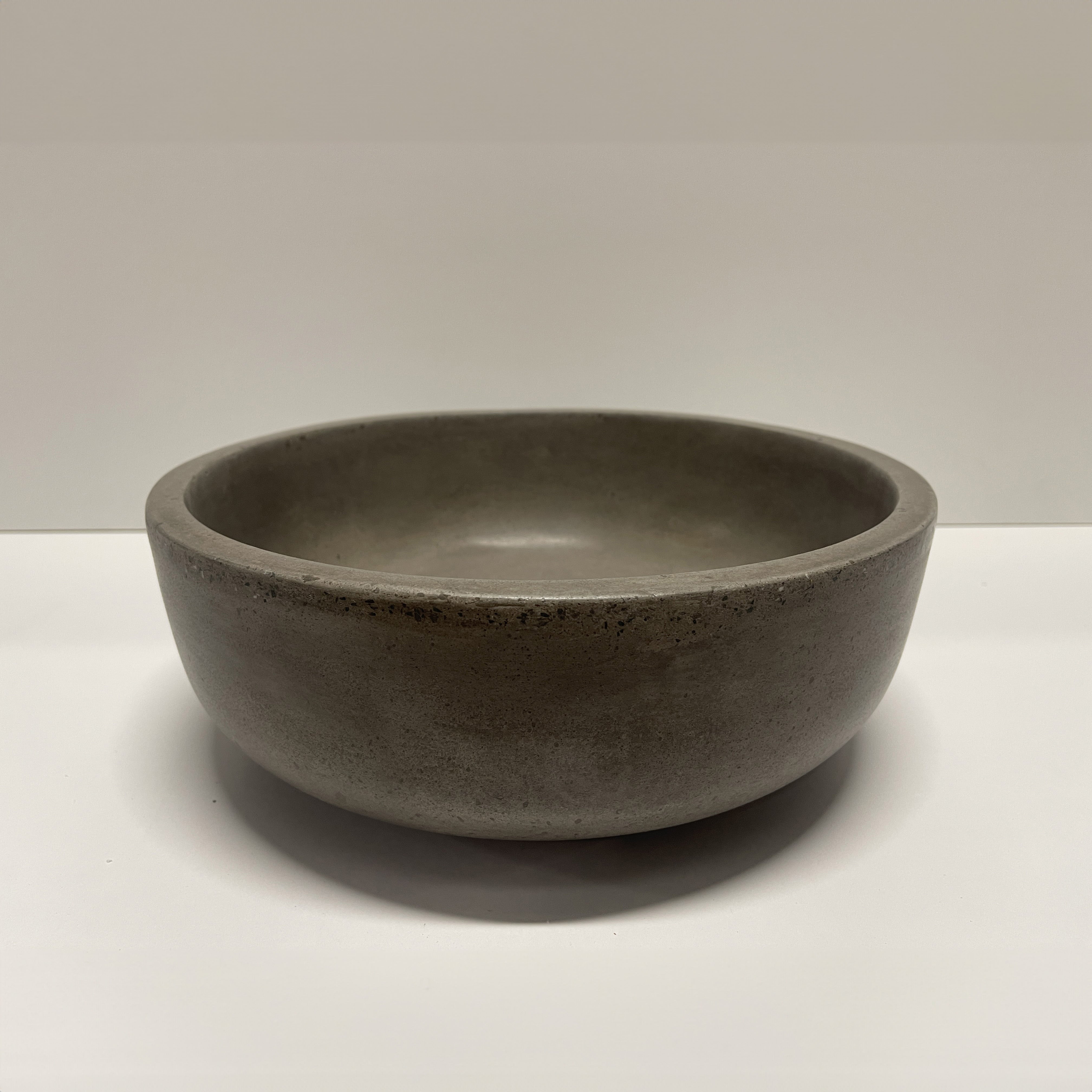 Spring Hill Designs Elios Circular Above Counter Concrete Basin Charcoal