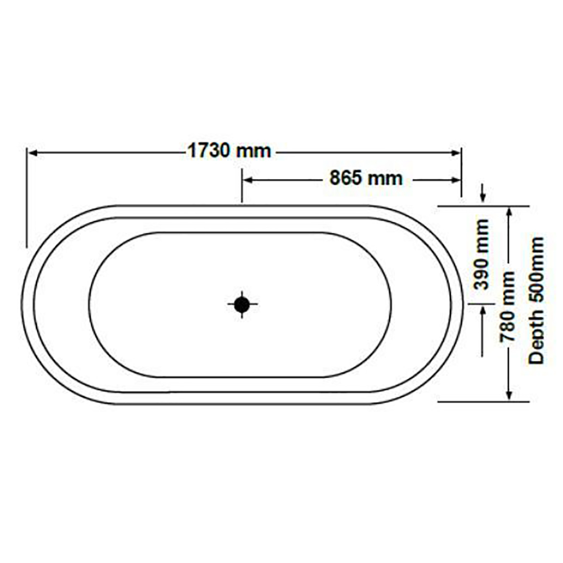 Drop-in Bath Tub