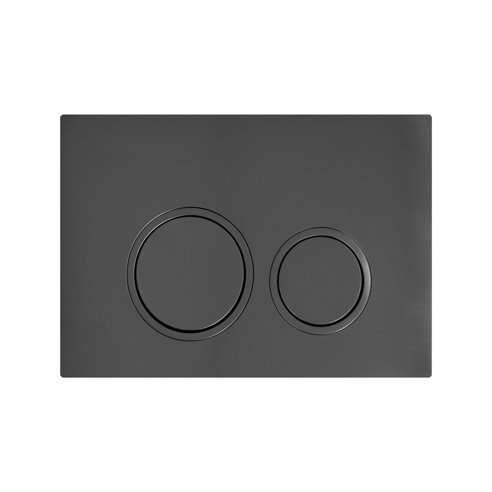 Round In Wall Flushing Buttons Gun Metal