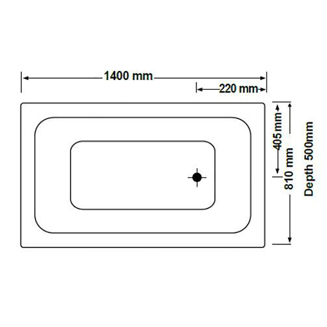 Drop-in Bath Tub