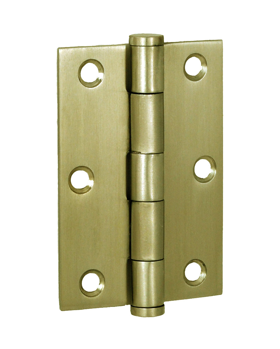 Nidus Butt Hinge (pair) 85x60mm Loose Pin Brushed Gold