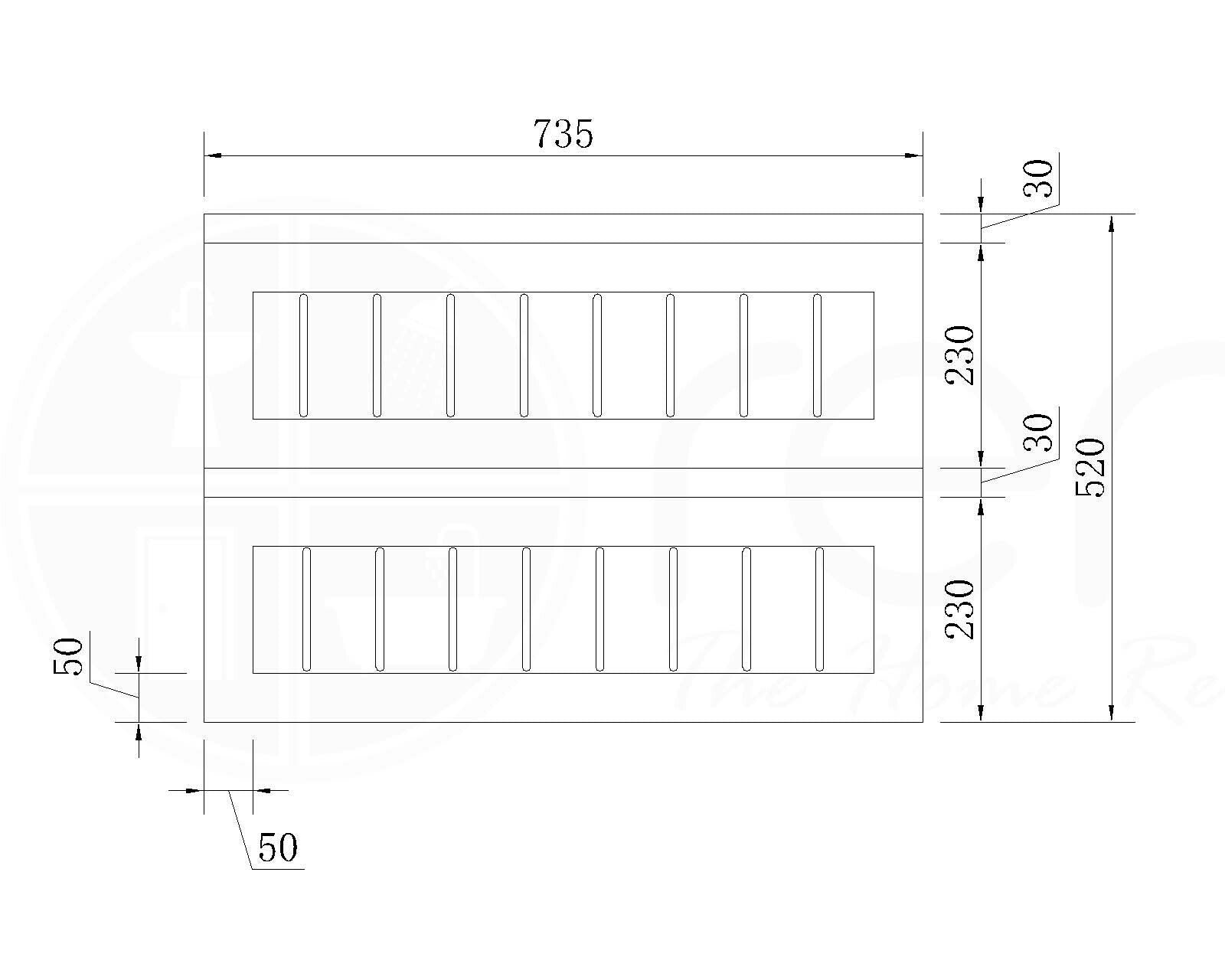 HAMPTON PVC 750 WH Cabinet