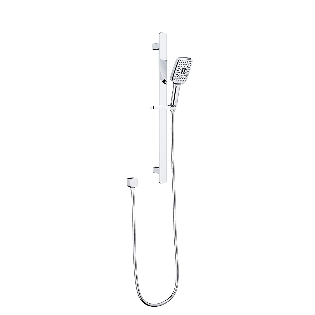 Seto Square Sliding Shower Set Chrome