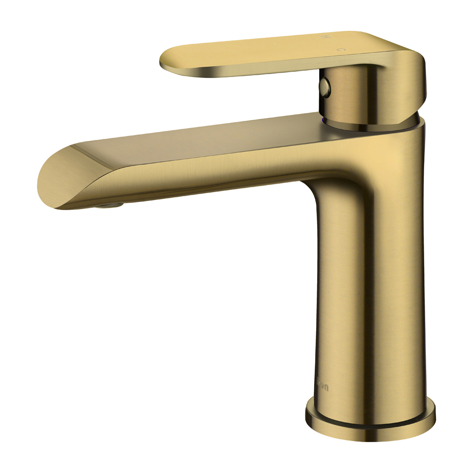 Ikon Kara Basin Mixer Brushed Gold