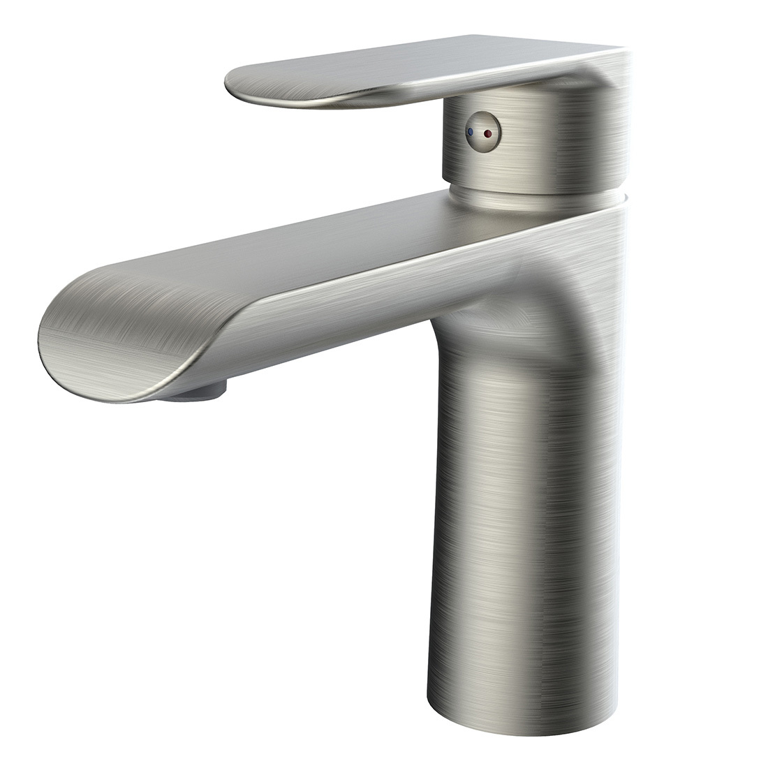 Ikon Kara Basin Mixer Brushed Nickel