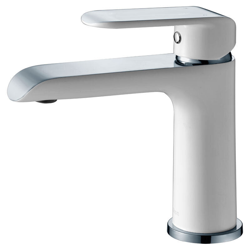 Ikon Kara Basin Mixer Chrome White