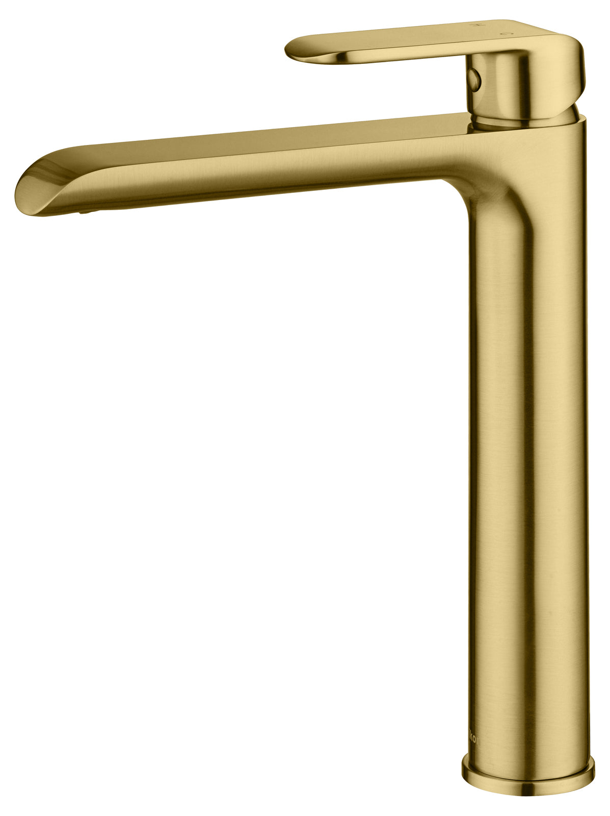 Ikon Kara High Rise Basin Mixer Brushed Gold