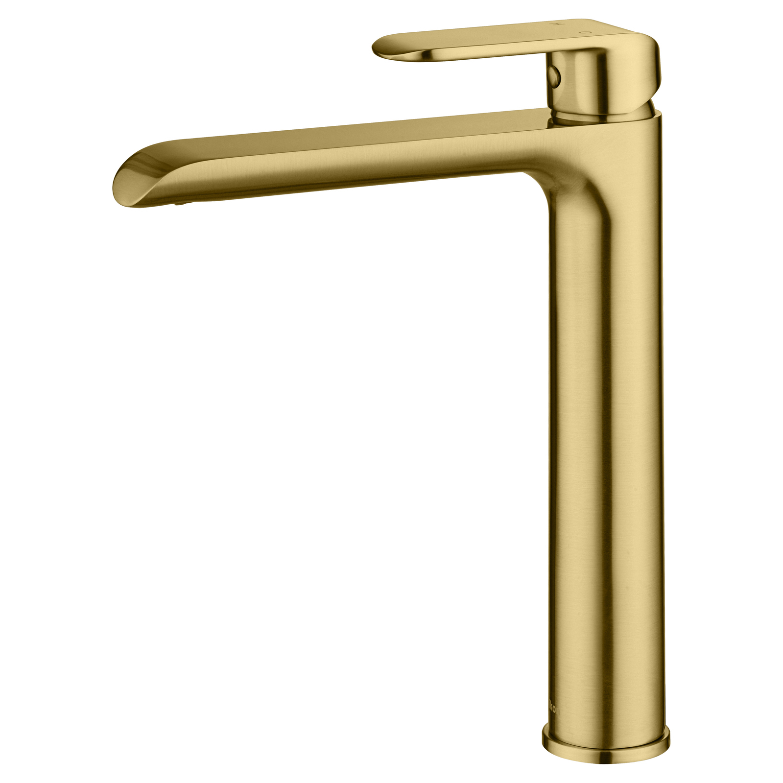 Ikon Kara High Rise Basin Mixer Brushed Gold