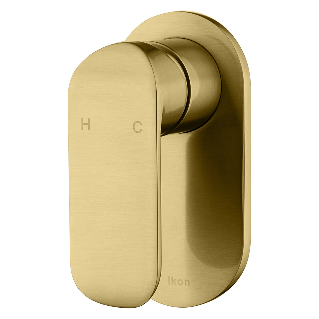 Ikon Kara Wall Mixer Brushed Gold