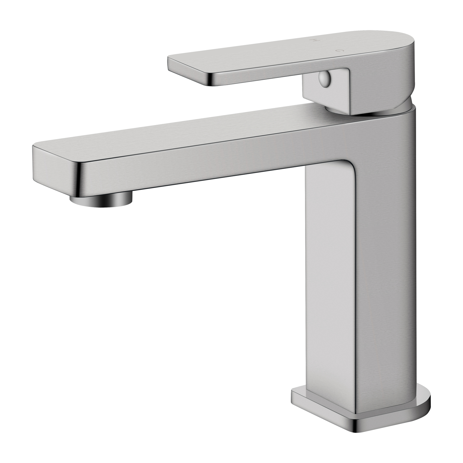 Ikon Flores Basin Mixer Brushed Nickel