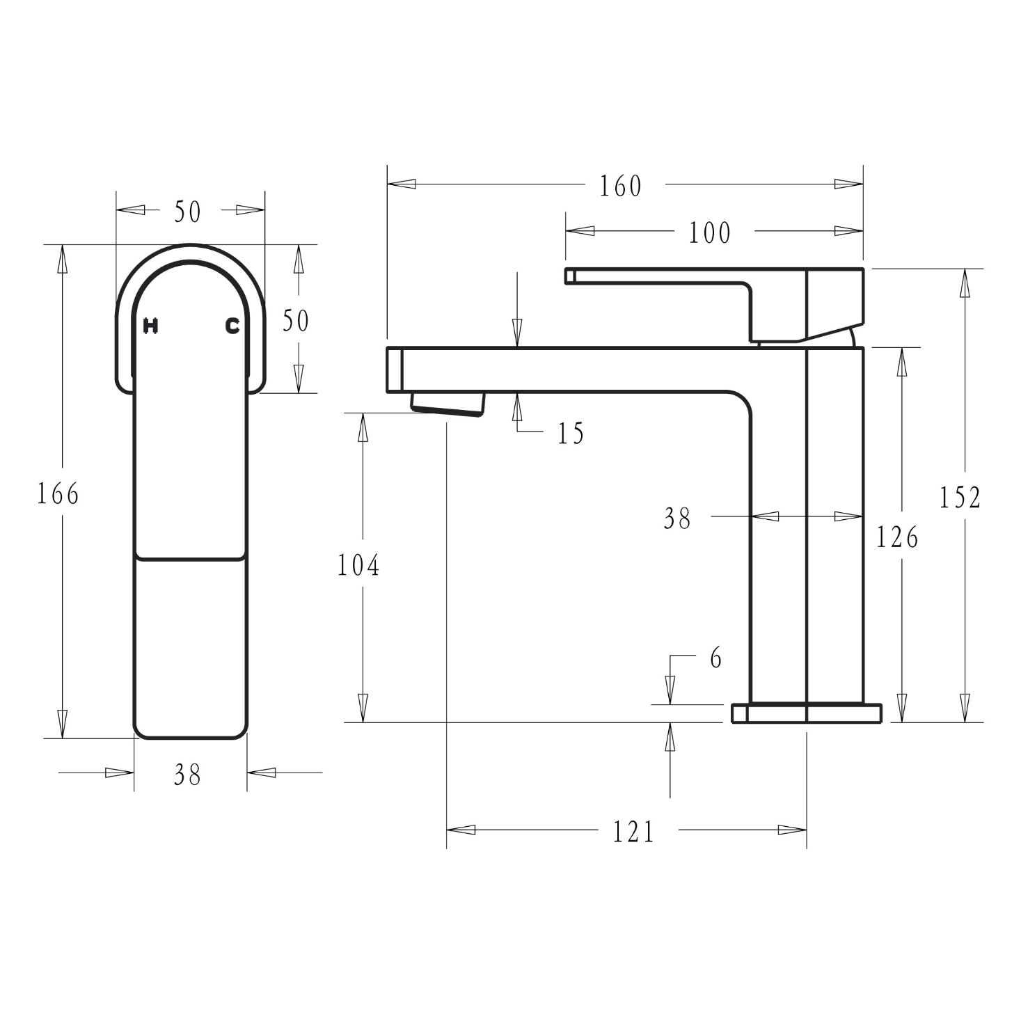 Ikon Flores Basin Mixer Brushed Nickel