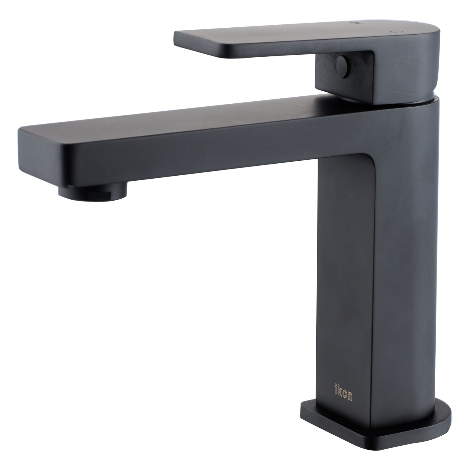 Ikon Flores Basin Mixer Matte Black