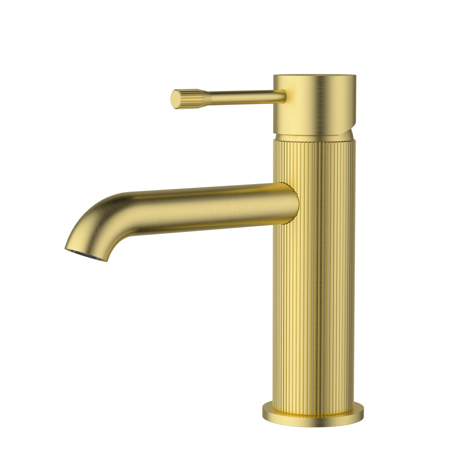 Ikon Linie Basin Mixer Brushed Gold