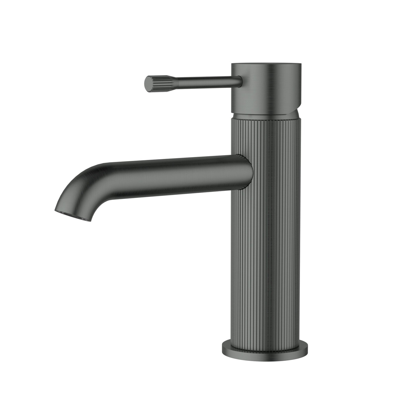 Ikon Linie Basin Mixer Gun Metal