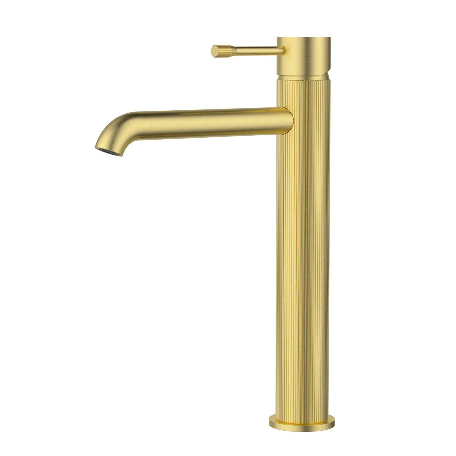 Ikon Linie High Rise Basin Mixer Brushed Gold