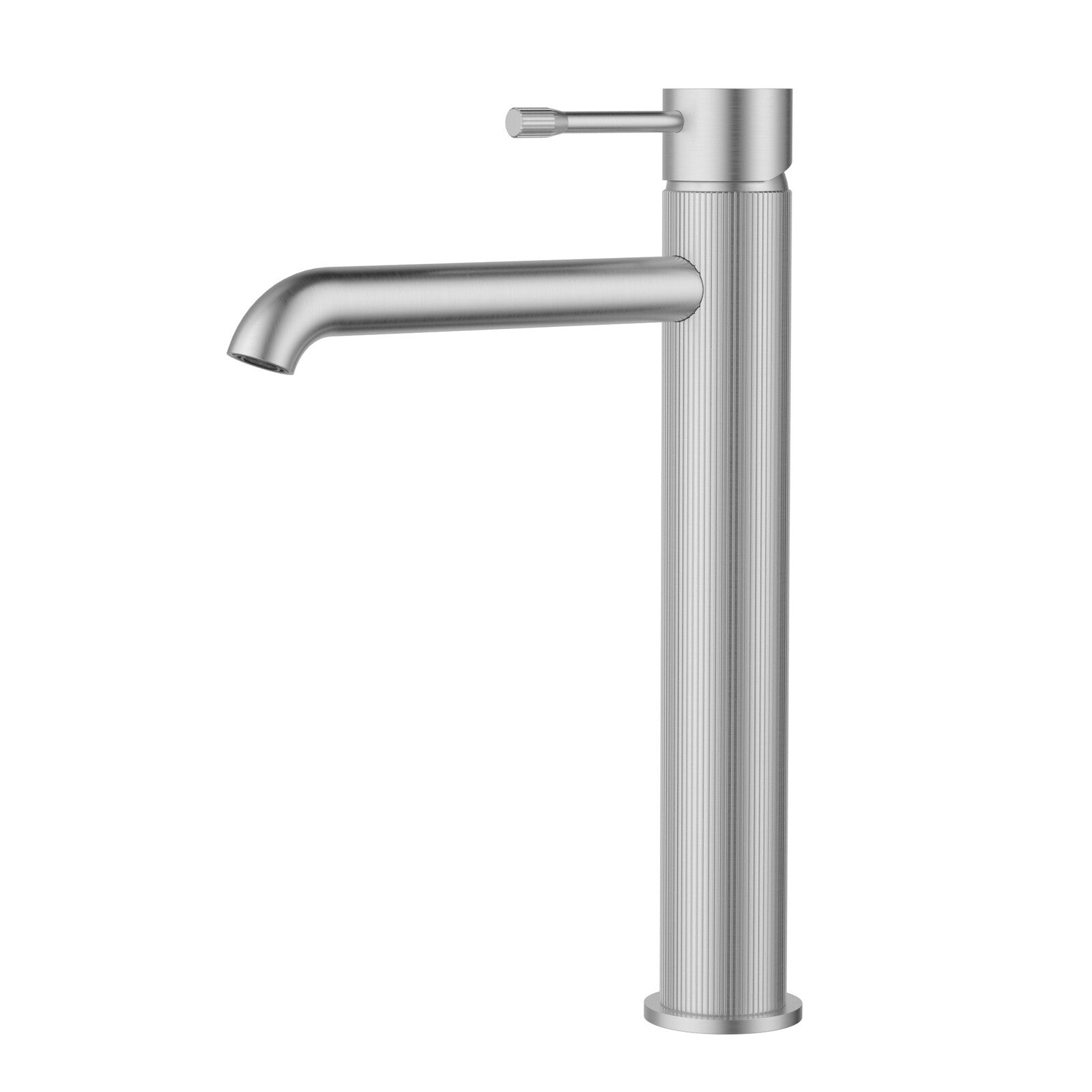 Ikon Linie High Rise Basin Mixer Brushed Nickel