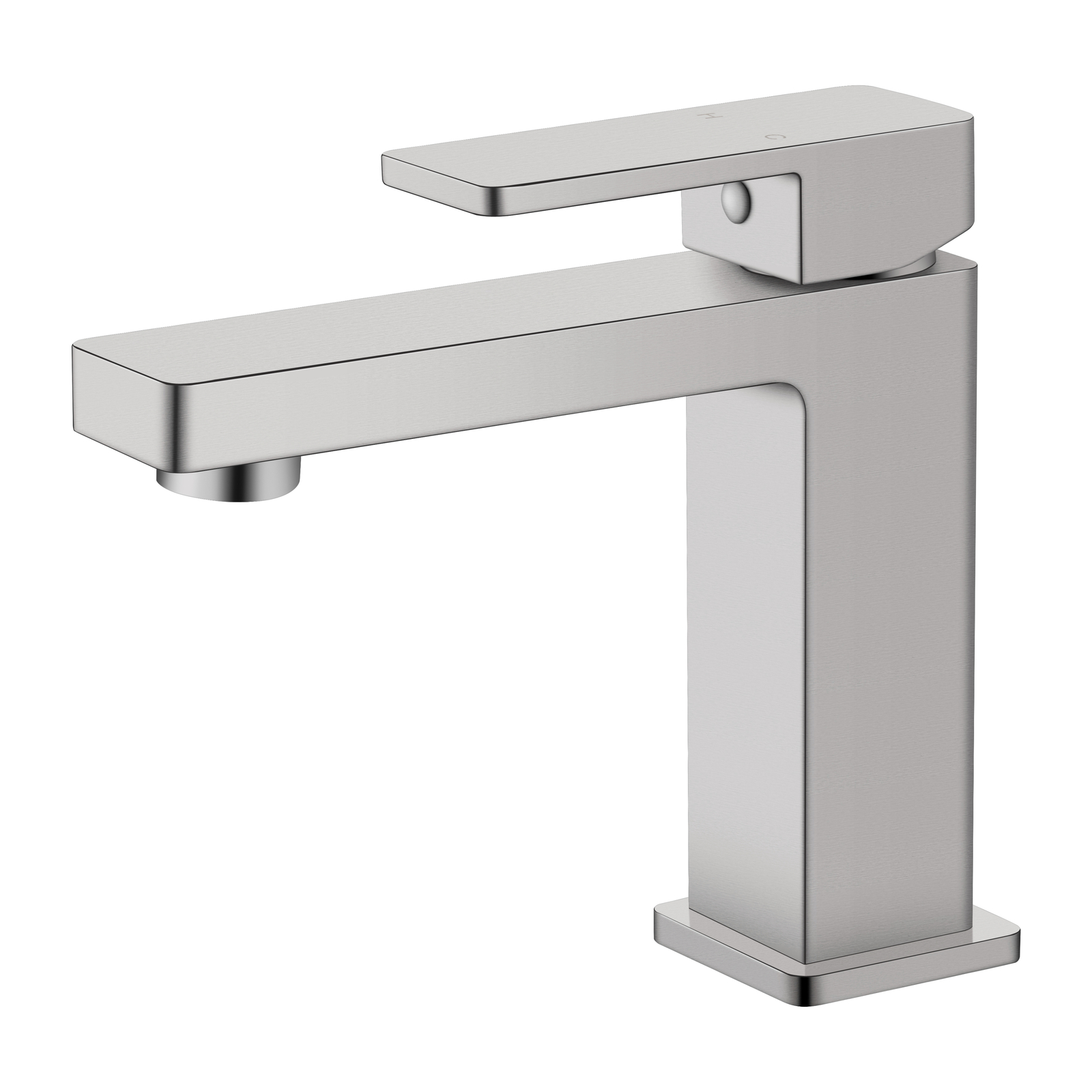 Ikon Ceram Basin Mixer Brushed Nickel