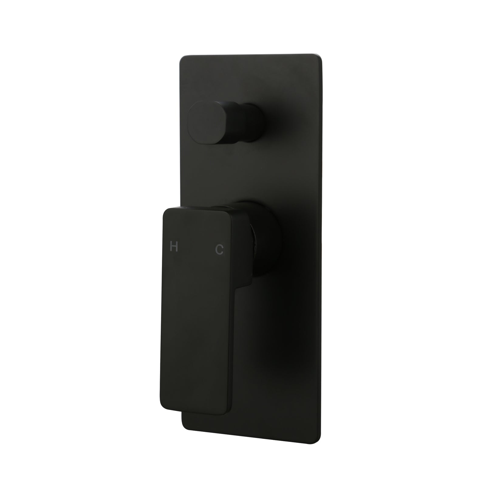 Ikon Ceram Wall Mixer With Diverter Matte Black