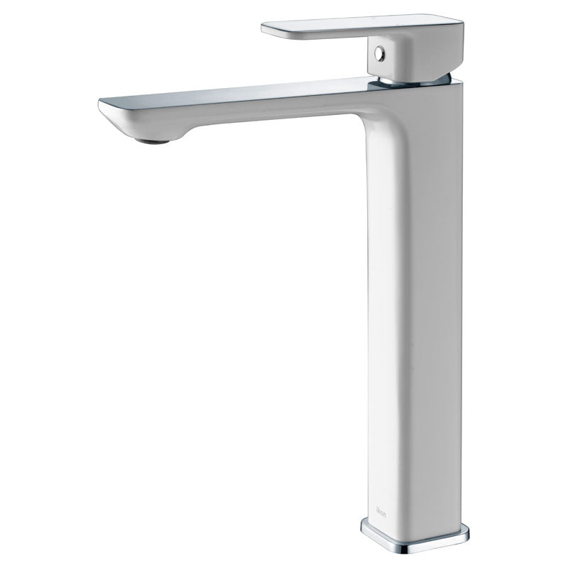 Ikon Seto High Rise Basin Mixer Chrome White