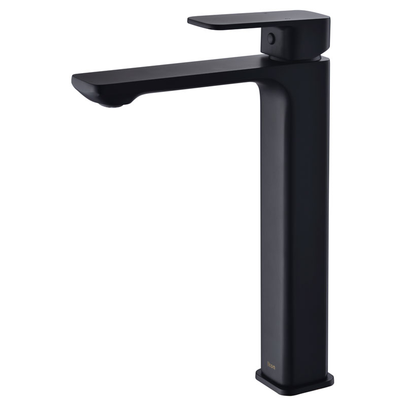 Ikon Seto High Rise Basin Mixer Matte Black