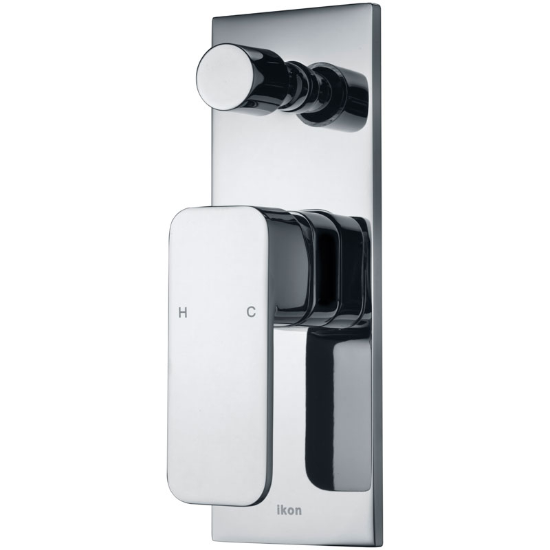 Ikon Seto Wall Mixer with Diverter Chrome